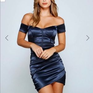BRAND NEW: The WOW Factor Satin Mini Dress